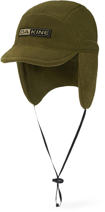 Dakine Felix Fleece Cap Brimmed Earflap Hat Unisex OSFM Dark Olive Green New