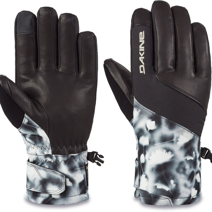 Dakine Fleetwood GoreTex Short Snowboard Gloves Women's Medium Dandelions/Black