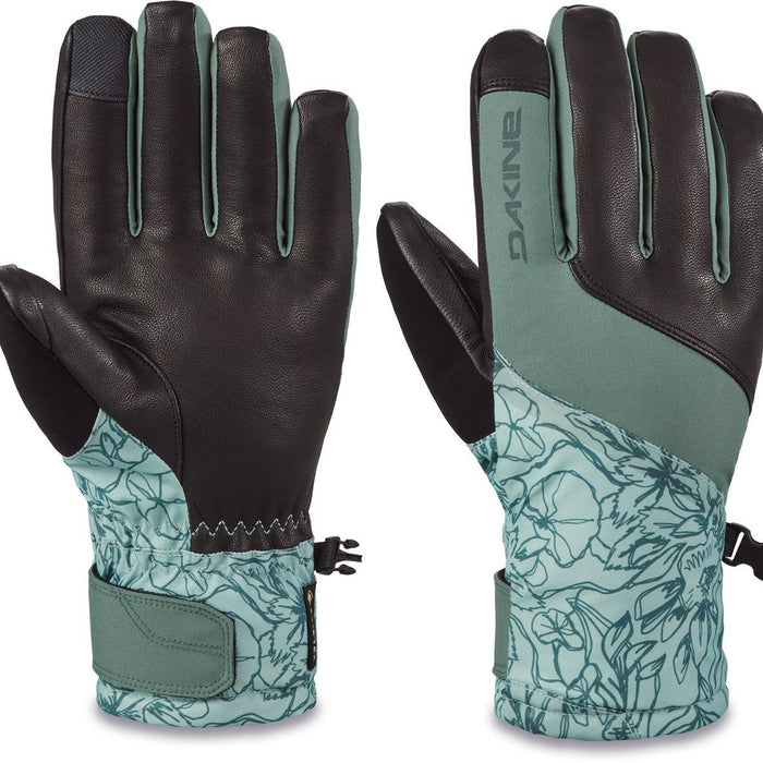 Dakine Fleetwood GoreTex Short Snowboard Gloves Women's Medium Poppy Iceberg