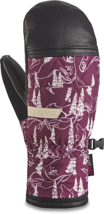 Dakine Fleetwood Snowboard Mitts Women's Medium B4BC Grapevine Print New