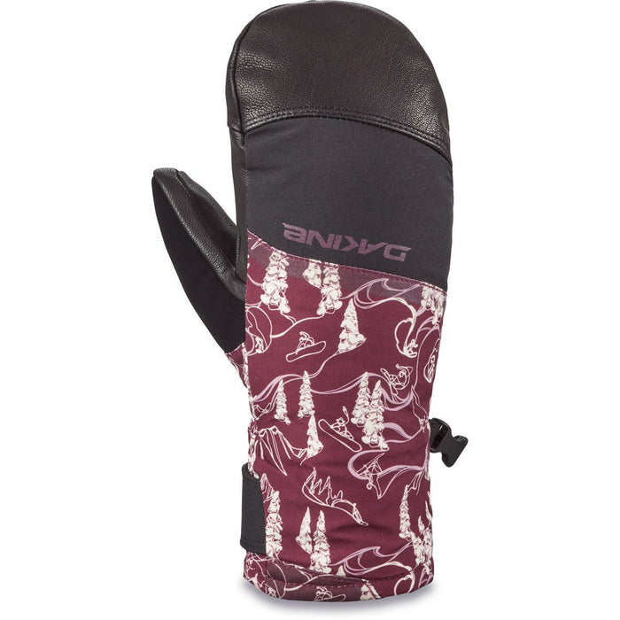 Dakine Fleetwood GoreTex Short Snowboard Mitts Womens Medium B4BC Grapevine/Grey