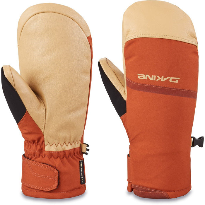 Dakine Fleetwood GoreTex Short Snowboard Mitts Womens Medium Gingerbread/Tan