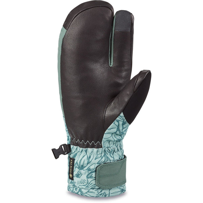 Dakine Fleetwood GoreTex Short Trigger Mitts Womens Medium Poppy Iceberg/Black