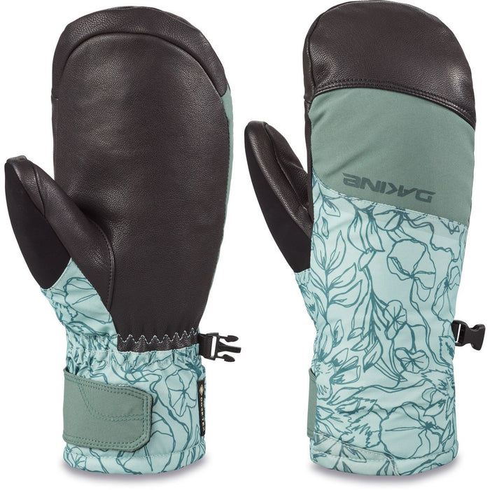 Dakine Fleetwood GoreTex Short Snowboard Mitts Womens Medium Poppy Iceberg/Black