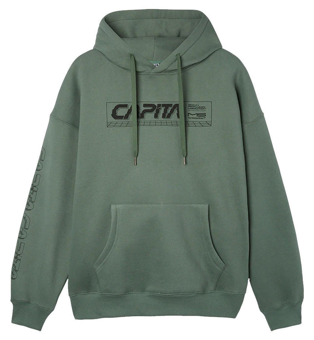 Capita Snowboards Fracture Hoodie Men's Size Medium Light Olive Green New