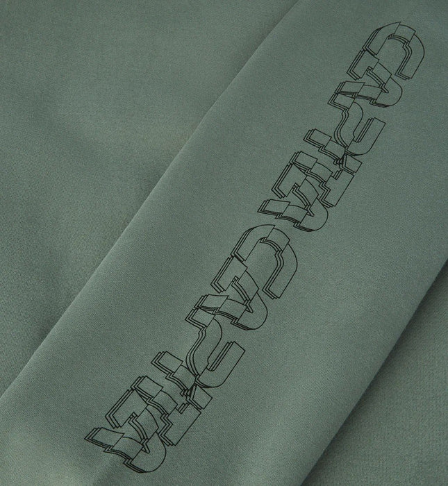 Capita Snowboards Fracture Hoodie Men's Size Medium Light Olive Green New