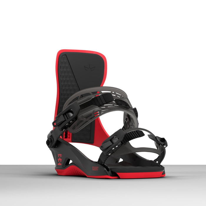 Rome Trace Snowboard Bindings Mens L/XL Black/Red (US 10.5+) New 2025