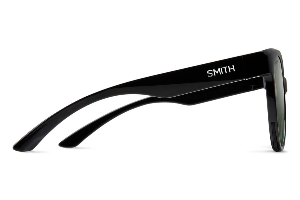 Smith Fairground Sunglasses Black Frame, Polarized Gray Green Lens