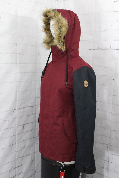 Volcom Fawn Insulated Snow Jacket, Women's Extra Small/XS, Scarlet New