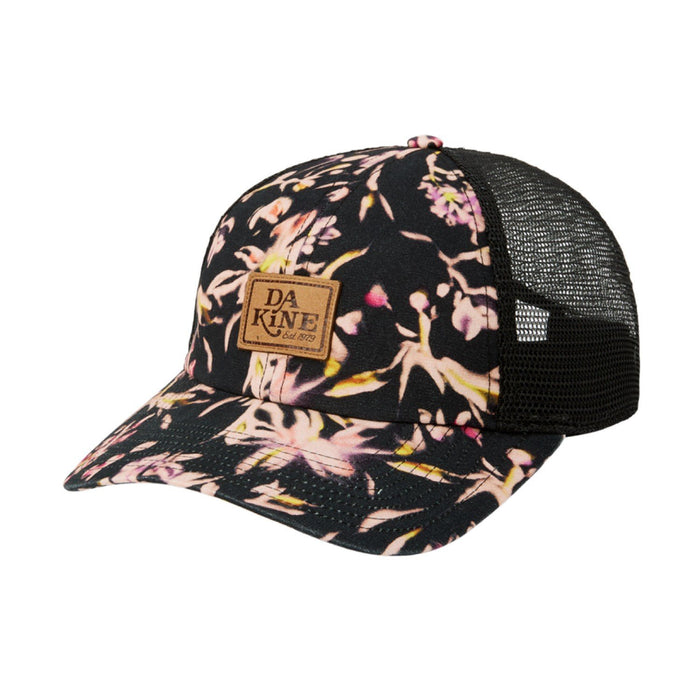 Dakine Getaway Trucker Hat Adjustable Snap Back Curved Brim Cap Midnight Blooms