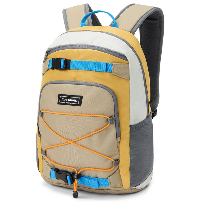 Dakine Grom 13L Backpack with Safety Whistle, Playground Yellow Grey Tan New