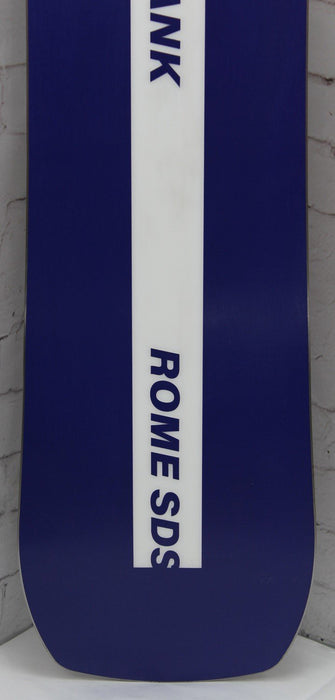 Rome Gang Plank Men's Snowboard Size 153 cm True Twin, White Base 2024 -Demo