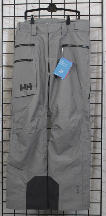 Helly Hansen Garibaldi 2.0 Men's Snow Pants, Medium Concrete Grey New