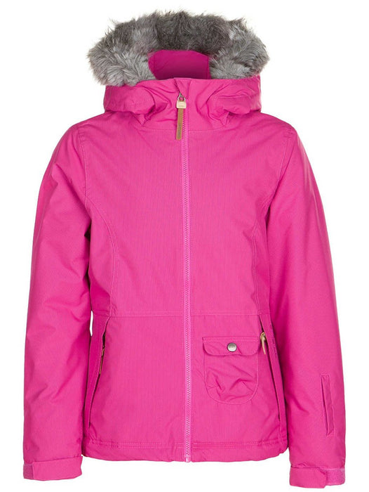 O'Neill Gemstone Insulated Snowboard Jacket, Girls Youth 10 / 152, Pink Rose