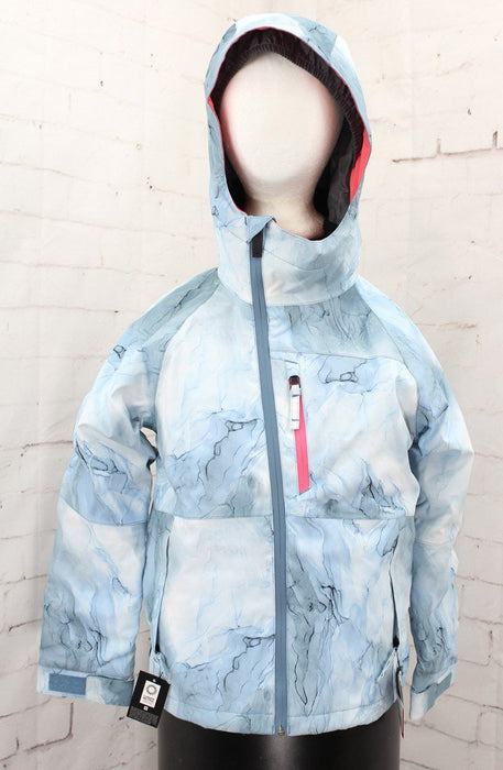 686 Hydra Insulated Snow Jacket, Girls / Youth Small, Steel Blue Marble New