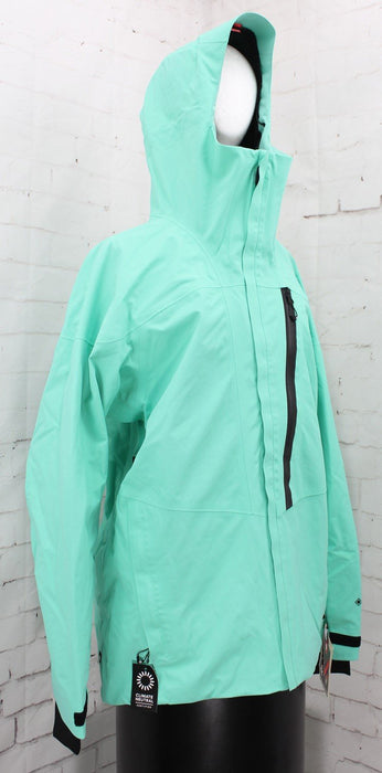 686 GoreTex GT Shell Snowboard Jacket, Men's Size Large, Spearmint Green New