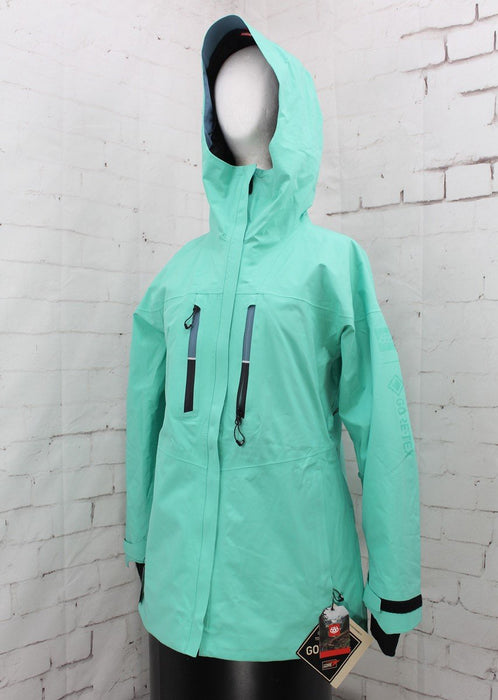 686 GoreTex Skyline Shell Snow Jacket, Women's Small, Spearmint Green New