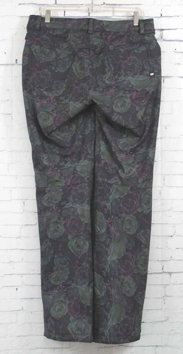 686 Womens Gossip Softshell Snowboard Pants Small Rose Camo