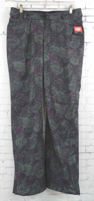 686 Womens Gossip Softshell Snowboard Pants Small Rose Camo