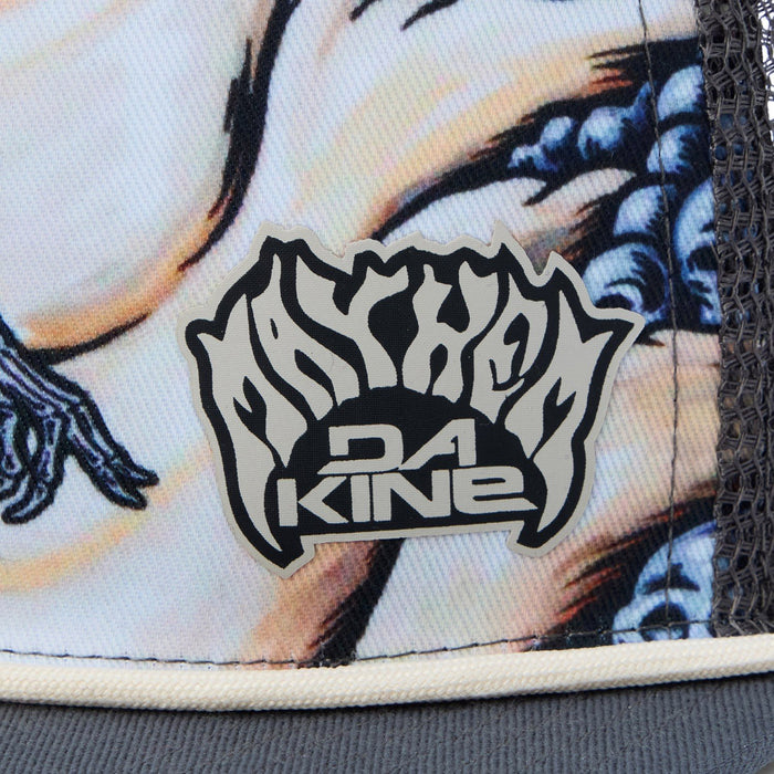Dakine High Crown Trucker x Mayhem Snapback Hat Mayhem Marron Print New