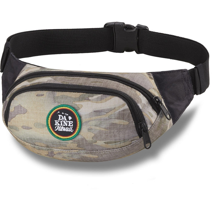 Dakine Hip Pack Waist Fanny Belt Bum Bag, Black Vintage Hawaiian Camo, New 2024