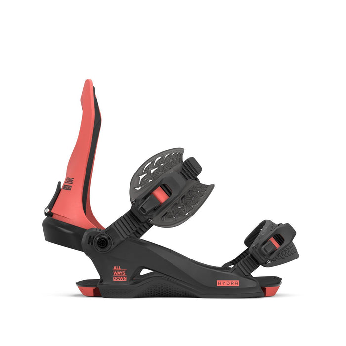 Rome Hydra HW Snowboard Bindings Small Womens US 6.5-8.5 Hot Coral New 2026