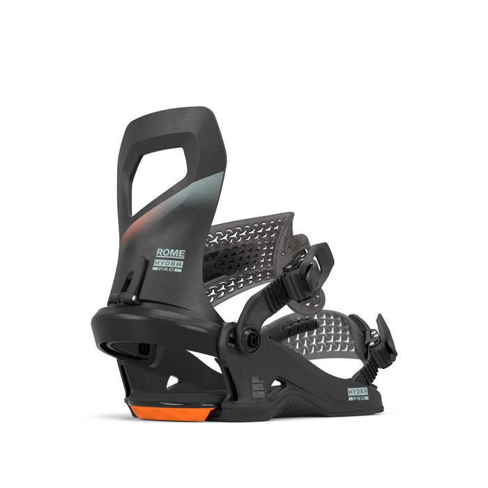 Rome Hydra HW Pro Snowboard Bindings M/L Womens US 9-11.5 Black/Slate 82510