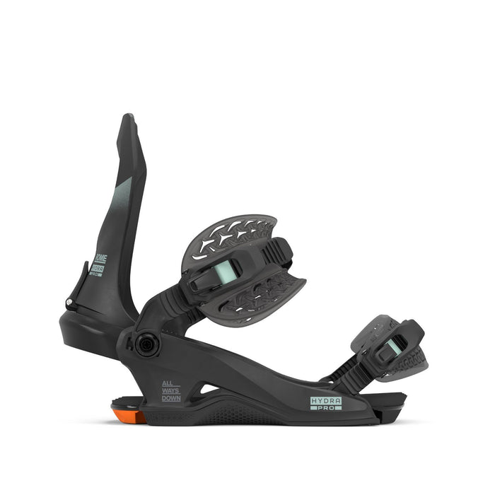 Rome Hydra HW Pro Snowboard Bindings M/L Womens US 9-11.5 Black/Slate 82510