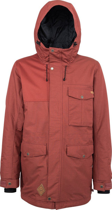 L1 Halsted 2L Insulated 20K Snowboard Jacket Mens Size Medium Rust