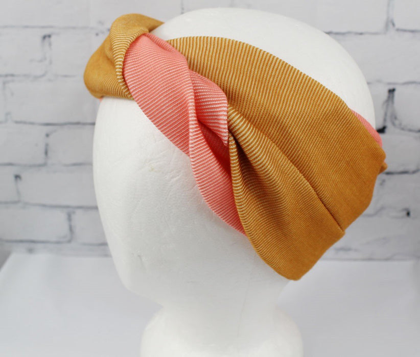 Neff Twisted Womens Headband Mustard Orange