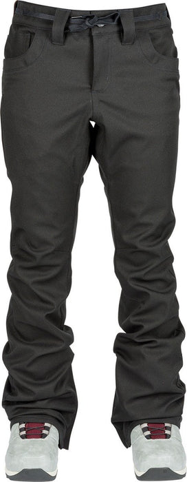 L1 Heartbreaker Twill Skinny Fit Snowboard Pants Womens Large Black