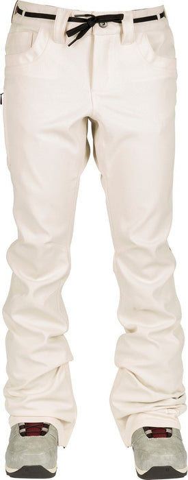 L1 Heartbreaker Twill Skinny Fit Snowboard Pants Womens Small Bone