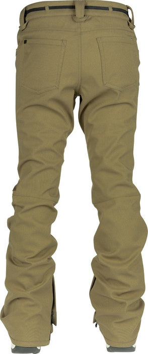 L1 Heartbreaker Twill Skinny Fit Womens Snowboard Pants Medium Walnut