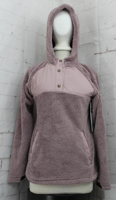 686 Hemlock Sherpa Fleece Pullover Hoody Hoodie, Women's Small, Dusty Mauve New