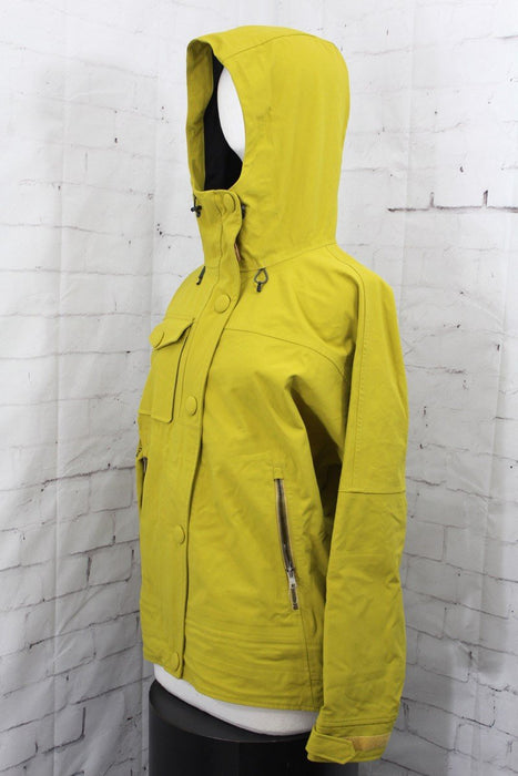 Holden 3L Isa Shell Snowboard Jacket, Womens Medium, Sunset / Mustard Yellow New