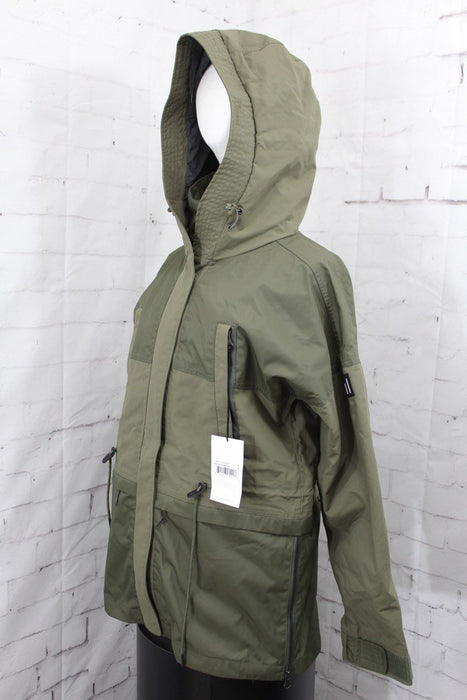 Holden Oversized Parka Shell Snowboard Jacket, Women's Medium, Stone Green New