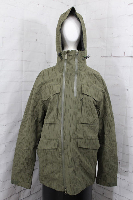 Holden Sanders Snowboard Jacket, Men's Medium, Stone Green / Raindrop Camo New