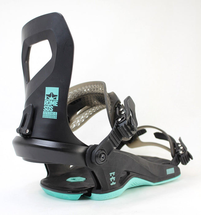 Rome Hydra Snowboard Bindings Womens M/L Black (US 8.5+) 2024 - Demo