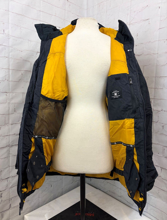 DC Men's Downhill Insulated Snowboard Jacket / Vest Medium Anthracite Black New