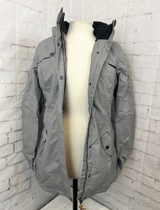 O'Neill Adventure Woods Jacket Insulated Parka Women's Medium Silver Melee
