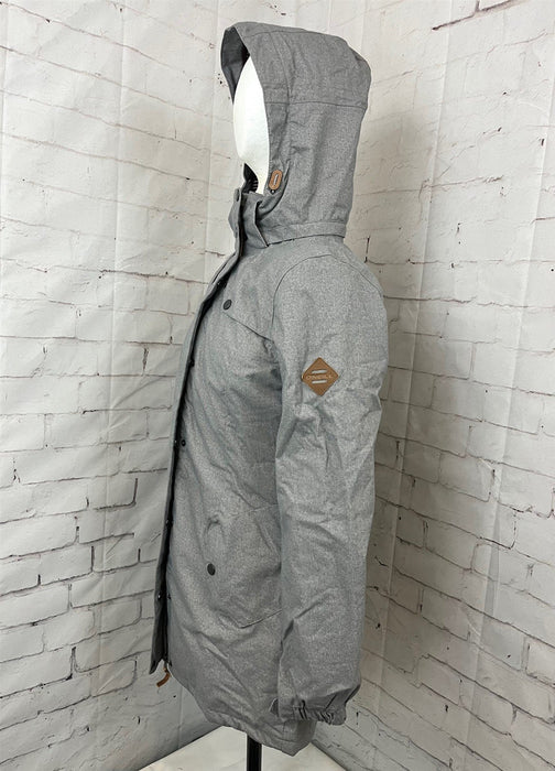 O'Neill Adventure Woods Jacket Insulated Parka Women's Medium Silver Melee