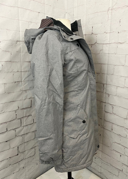 O'Neill Adventure Woods Jacket Insulated Parka Women's Medium Silver Melee