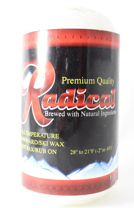 One Radical Premium Quality Beer Ski and Snowboard Wax All Temp 355ml / 260g New