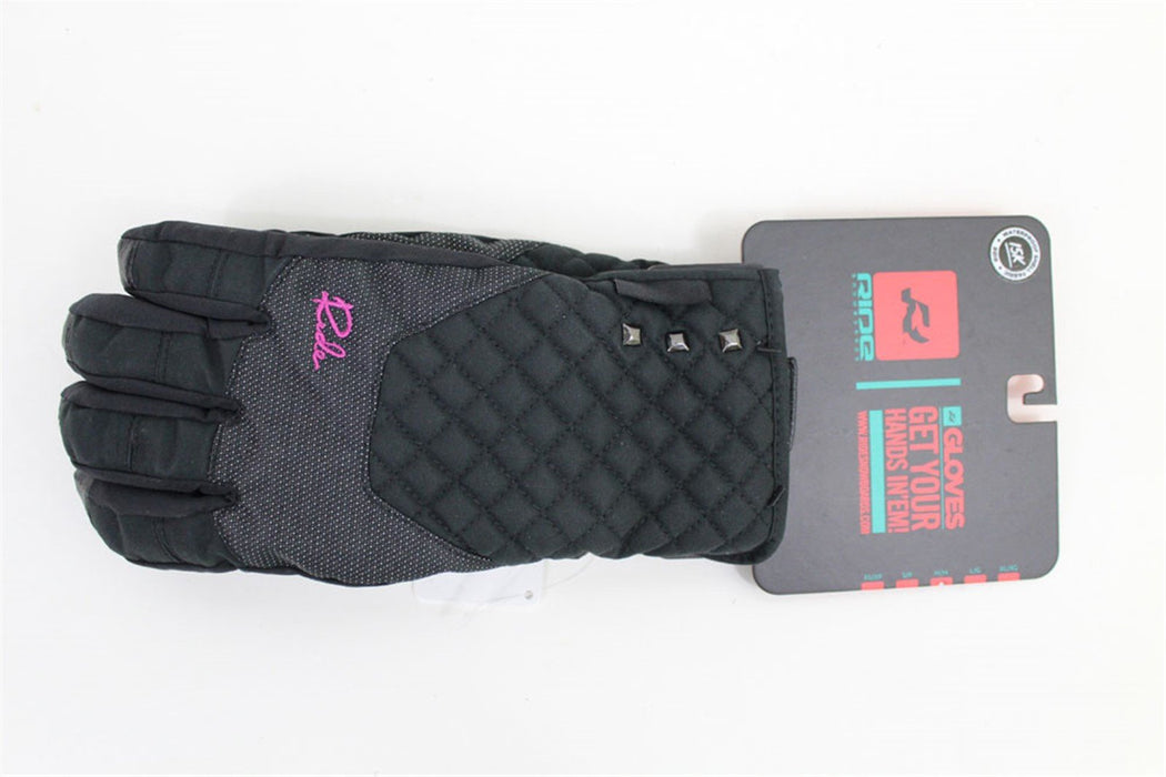 Ride Linda Snowboard Gloves, Women's Medium, Black New