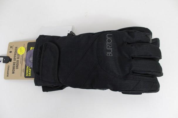 Burton Approach Under Glove Snowboard Gloves, Women's Extra Small XS, True Black