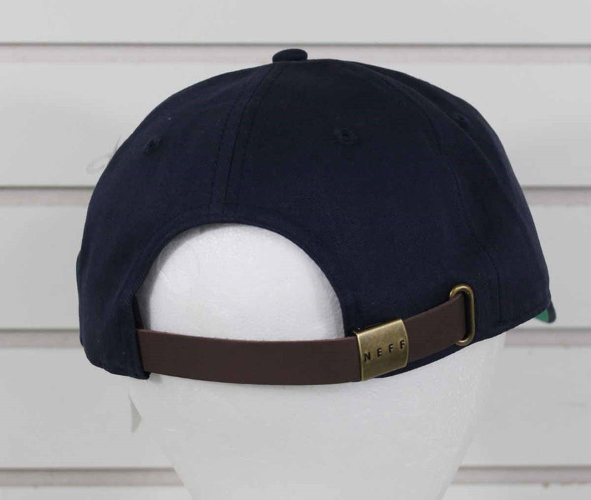 Neff Smedium Baseball Adjustable Strap Curved Brim Hat Royal