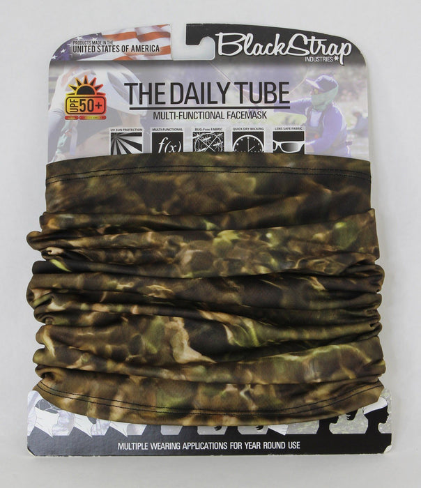 BlackStrap Adult Daily Tube Multifunctional UV Sun Facemask River Bottom New