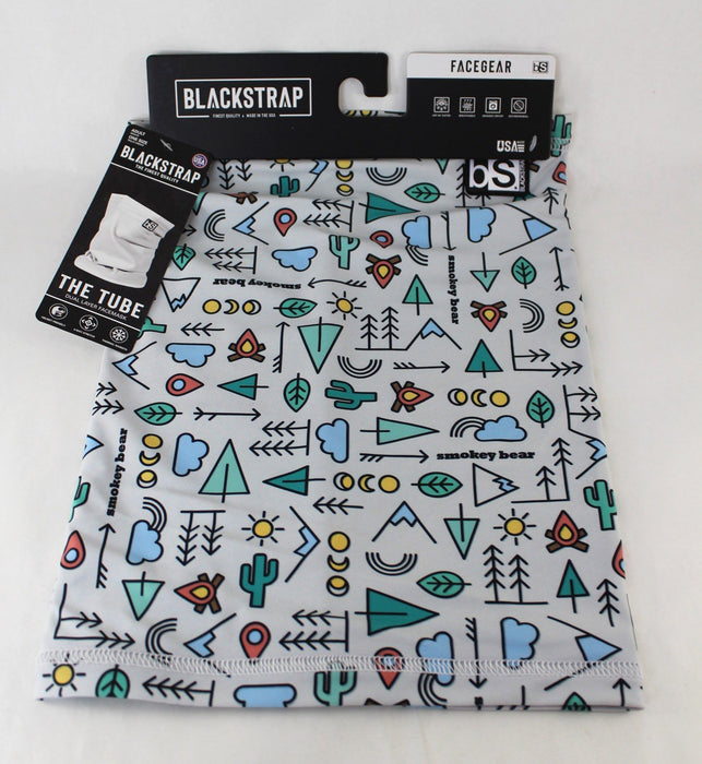 BlackStrap Adult Dual Layer Tube Neck Warmer Facemask Smokey Bear Icons New