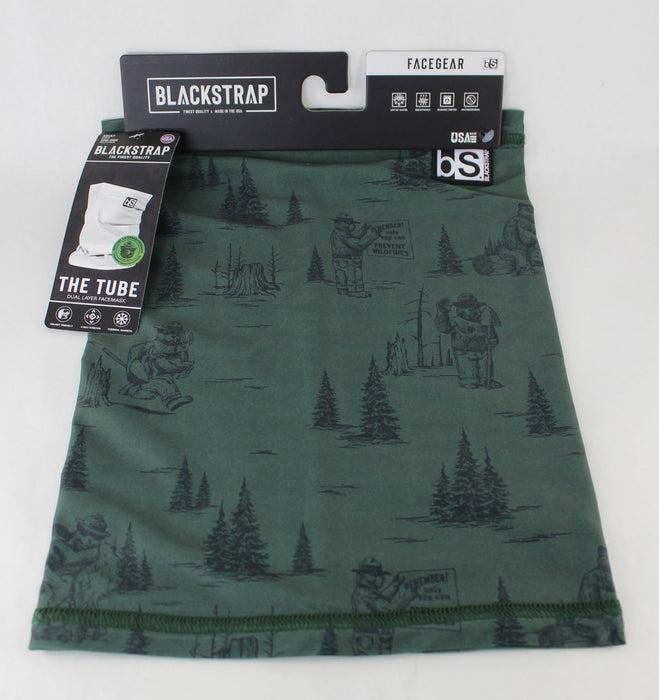 BlackStrap Adult Dual Layer Tube Neck Warmer Facemask Smokey Green New