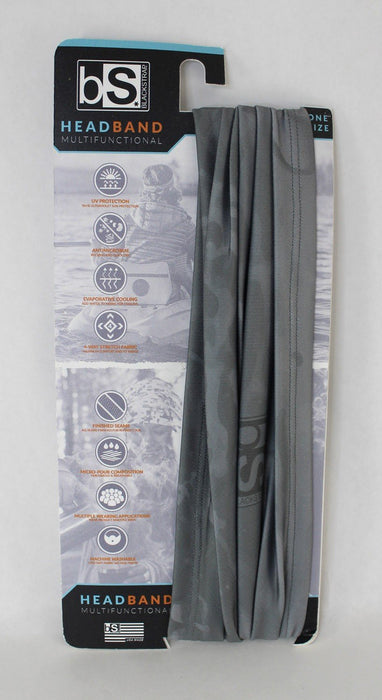 BlackStrap Adult Multifunctional UV Headband Grey Camo New